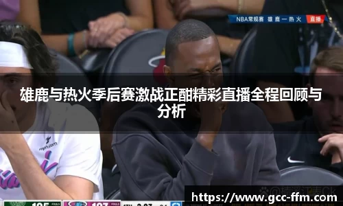 雄鹿与热火季后赛激战正酣精彩直播全程回顾与分析